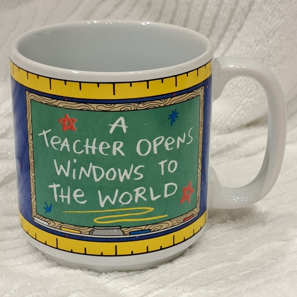 Colorful Ceramic Teacher's Mug